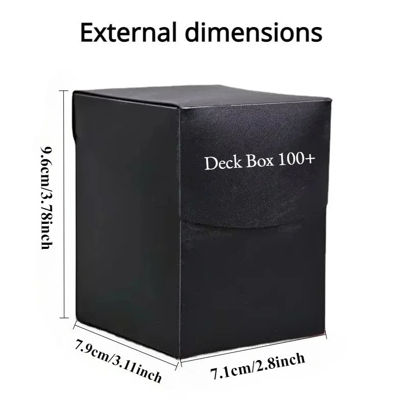 TCG Deck Box 100+ | Plastic | Lightweight & Minimalist – Multiple Colors