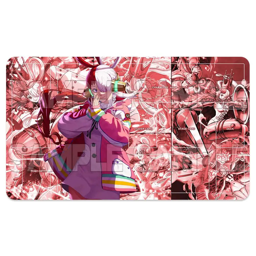 One Piece TCG Playmat – Manga Panel Design | Luffy, Zoro, Ace, Law & more (600×350mm)