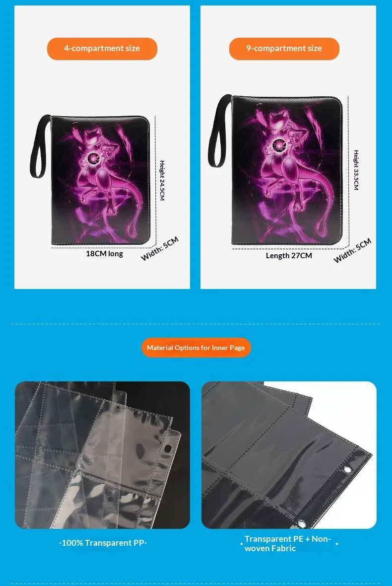 Pokemon Card Binder – 4-Pocket & 9-Pocket | TCG Collector's Album
