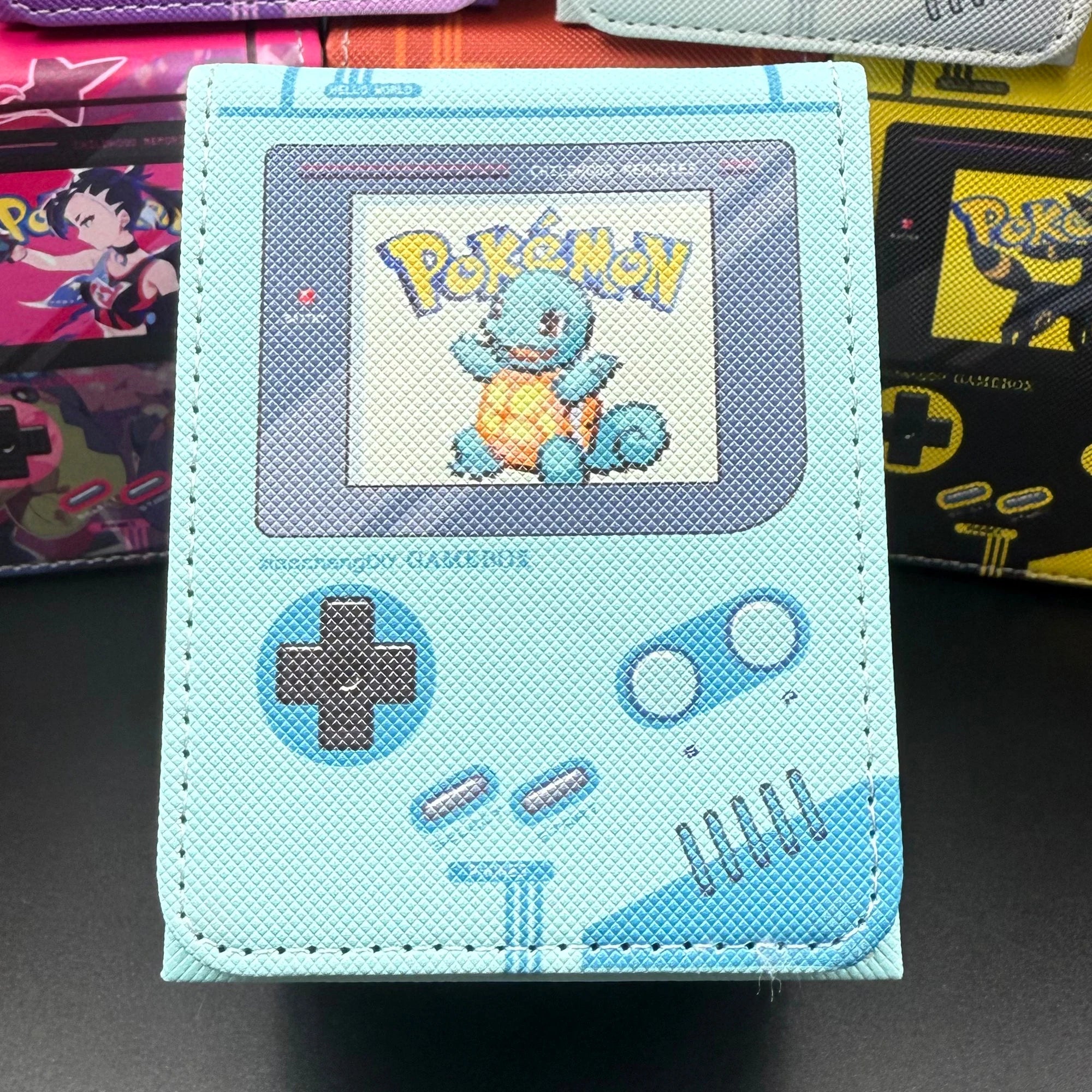 Retro Gameboy Card Box – PU Leather TCG Deck Holder