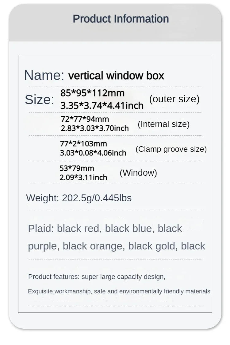 TCG Deck Box 100+ | Magnetic Closure & Window | PU Leather – Multiple Colors