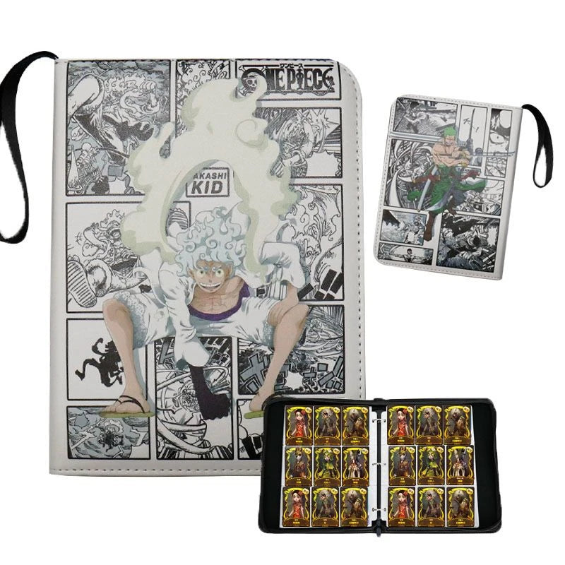 One Piece Card Binder – Zipper closure | 400 or 900 Cards | Luffy, Zoro & Ace
