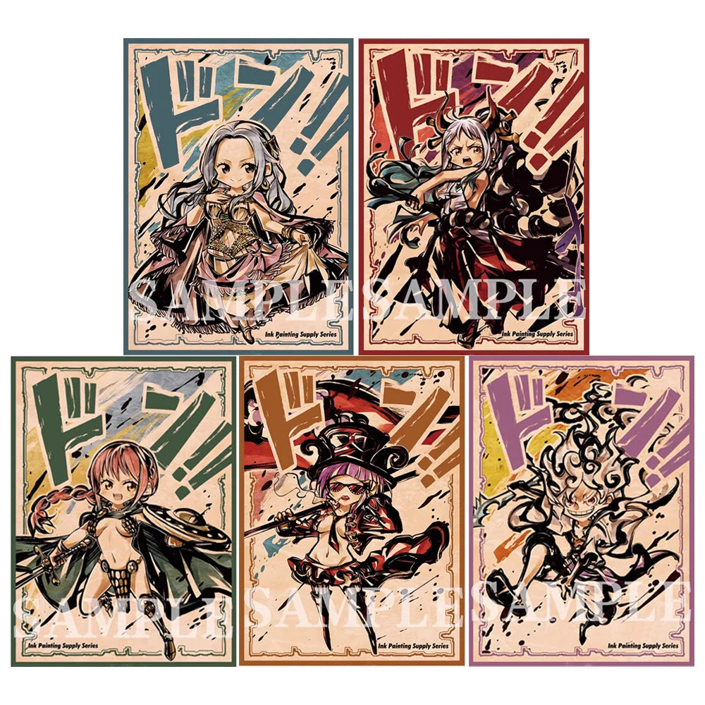 One Piece Holographic Card Sleeves Don!! – Luffy, Nami & Chopper | Laser Foil (60 Pack)