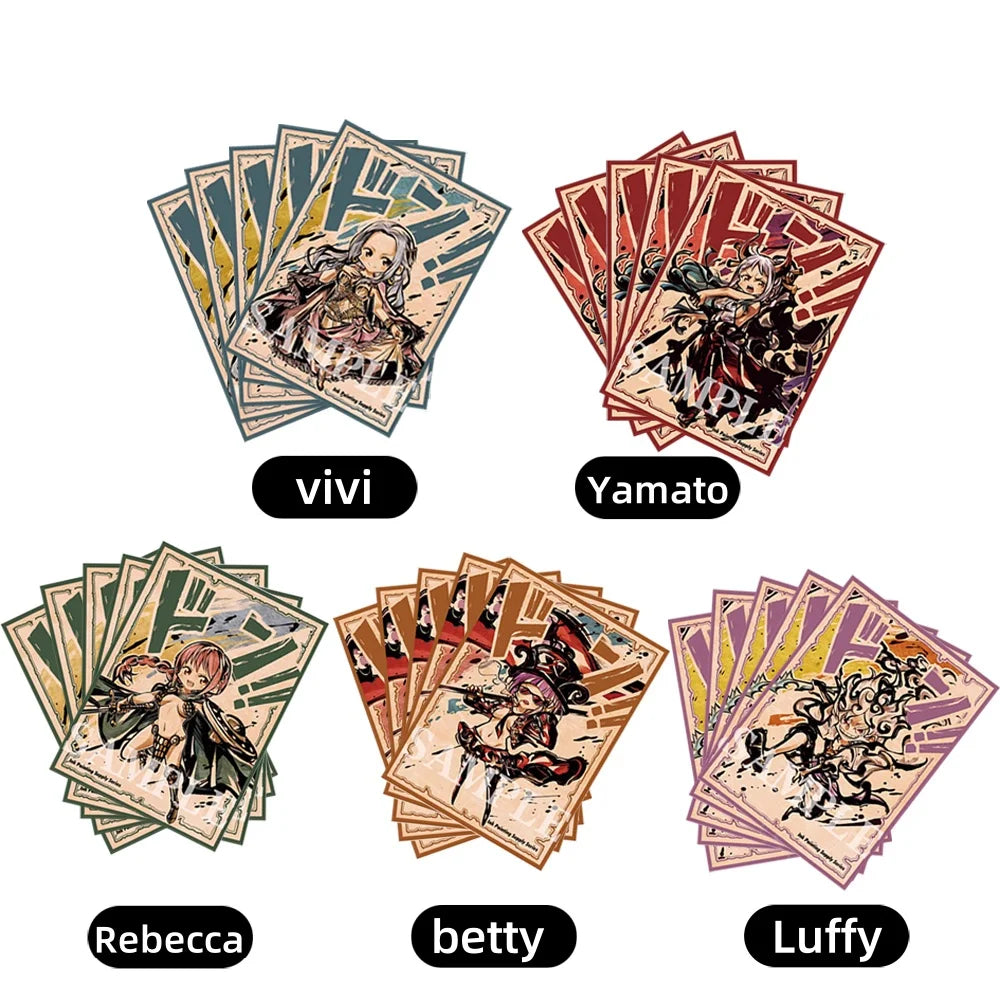 One Piece Holographic Card Sleeves Don!! – Luffy, Nami & Chopper | Laser Foil (60 Pack)