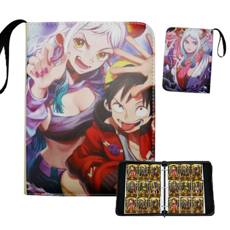One Piece Card Binder – Zipper closure | 400 or 900 Cards | Luffy, Zoro & Ace