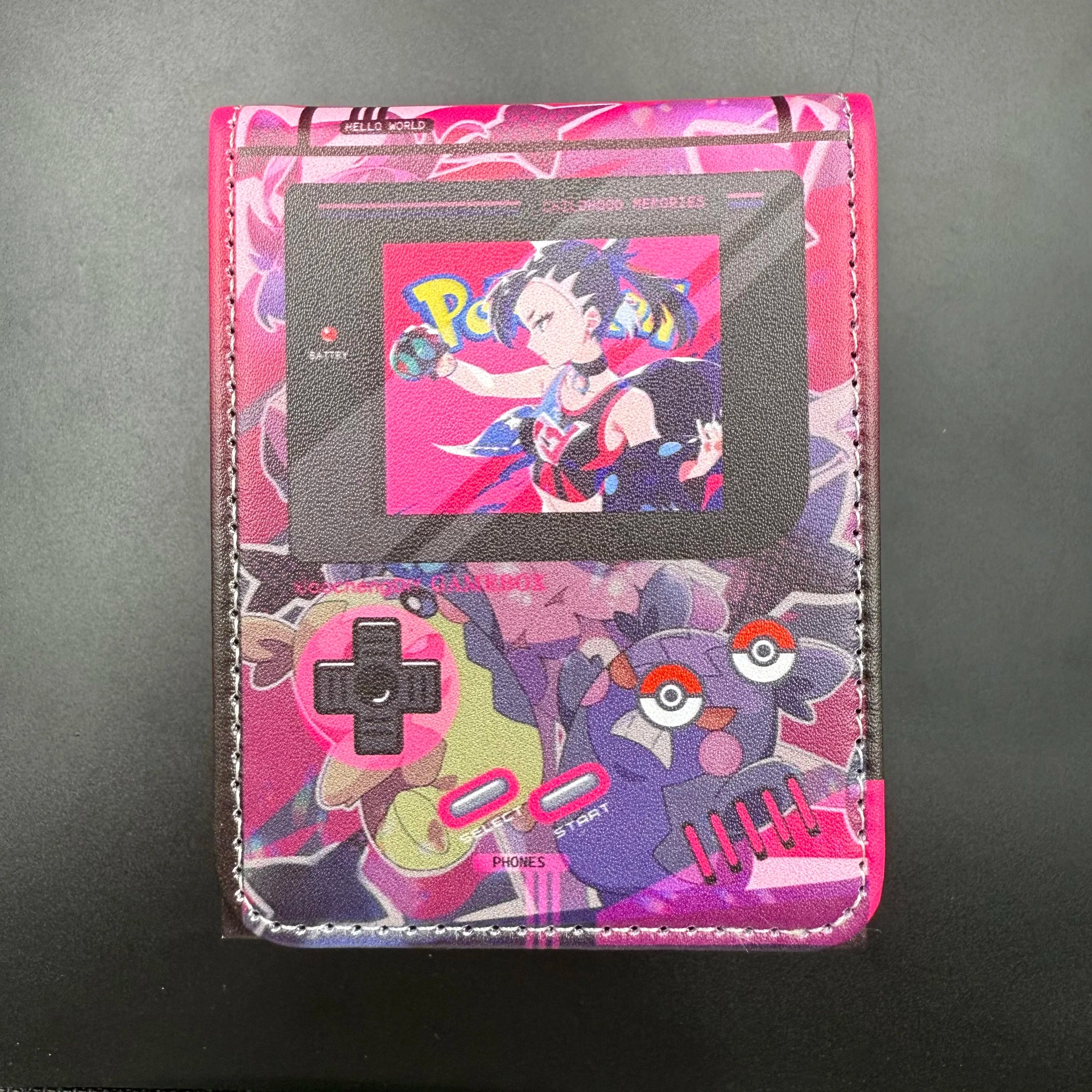 Retro Gameboy Card Box – PU Leather TCG Deck Holder