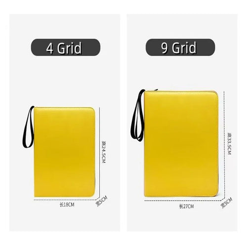 One Piece Card Binder – 4-Pocket & 9-Pocket | PU Leather | Up to 900 Cards