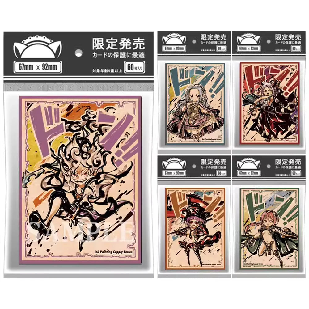 One Piece Holographic Card Sleeves Don!! – Luffy, Nami & Chopper | Laser Foil (60 Pack)