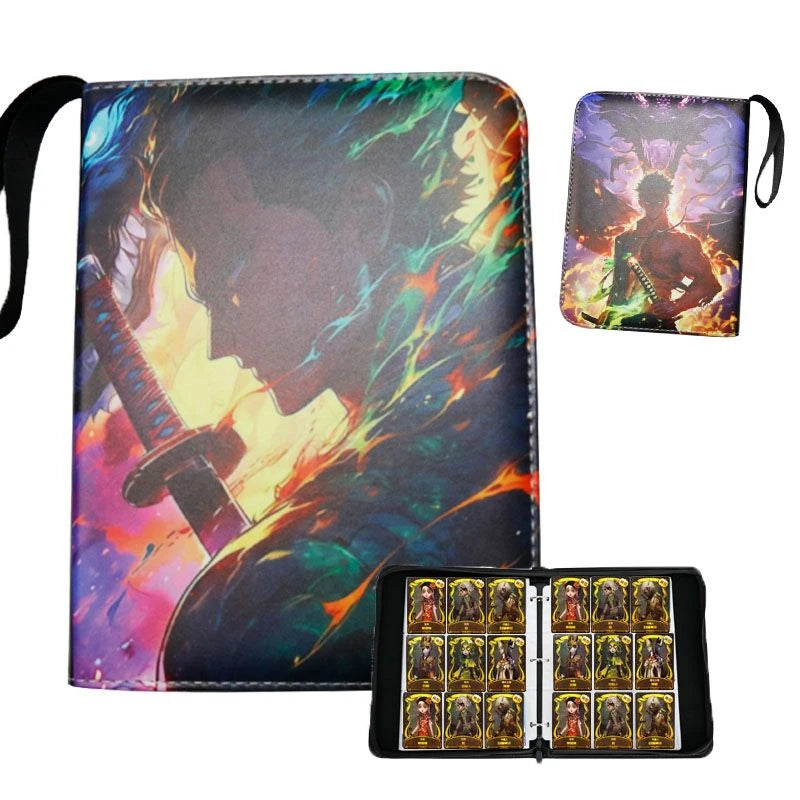 One Piece Card Binder – Zipper closure | 400 or 900 Cards | Luffy, Zoro & Ace