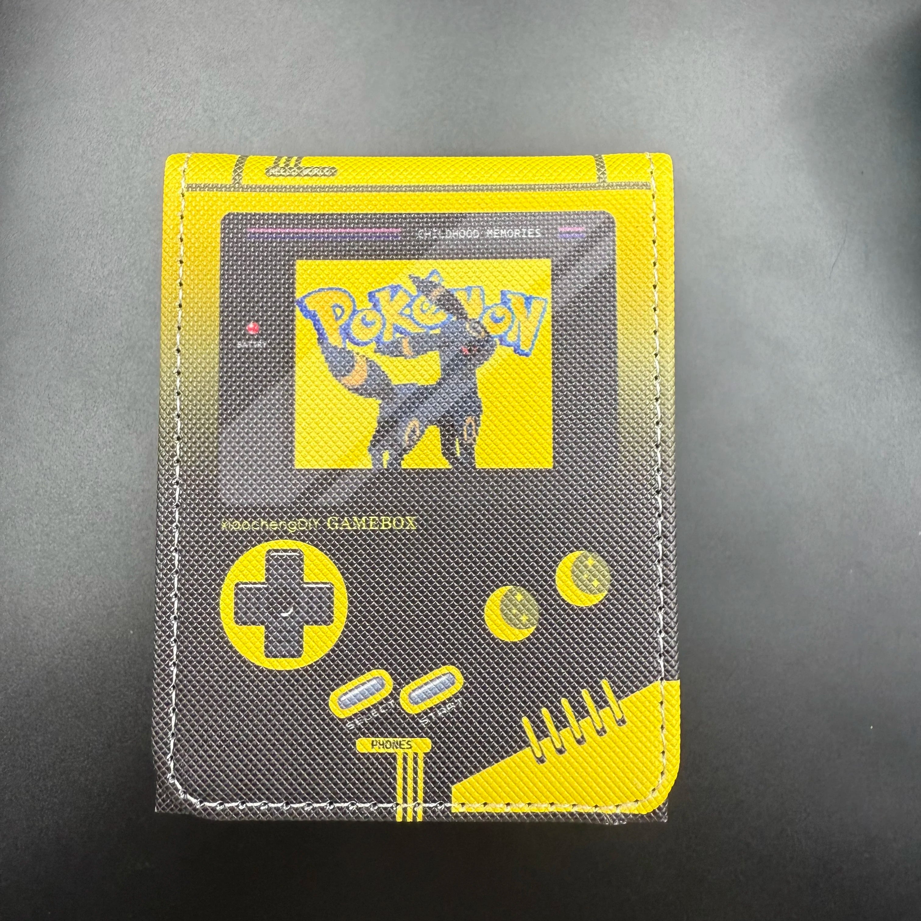 Retro Gameboy Card Box – PU Leather TCG Deck Holder