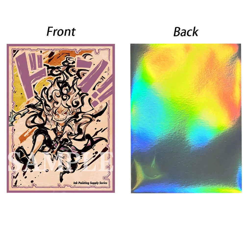 One Piece Holographic Card Sleeves Don!! – Luffy, Nami & Chopper | Laser Foil (60 Pack)
