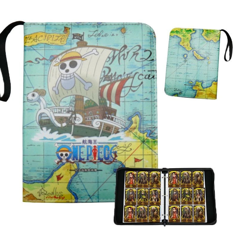 One Piece Card Binder – Zipper closure | 400 or 900 Cards | Luffy, Zoro & Ace