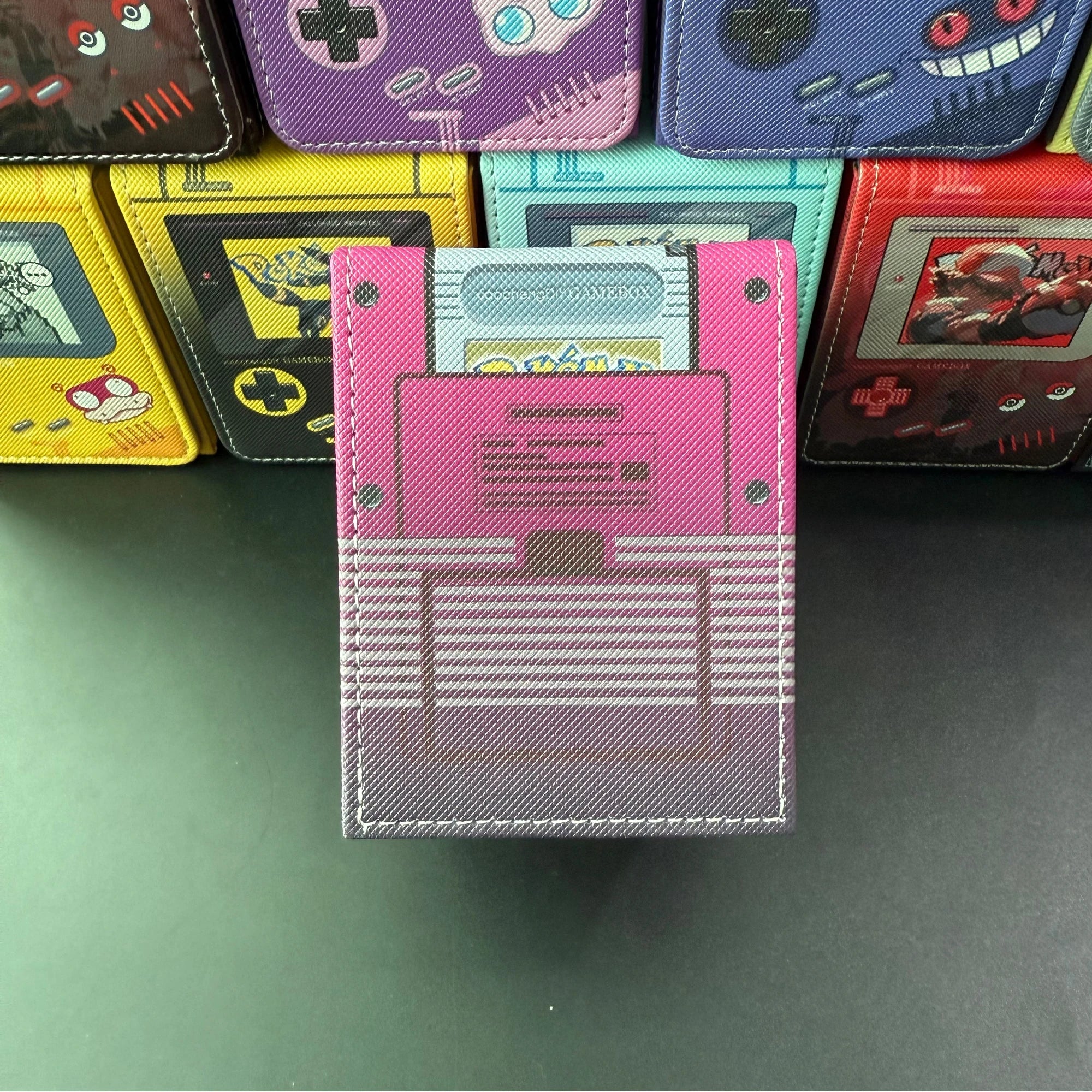 Retro Gameboy Card Box – PU Leather TCG Deck Holder