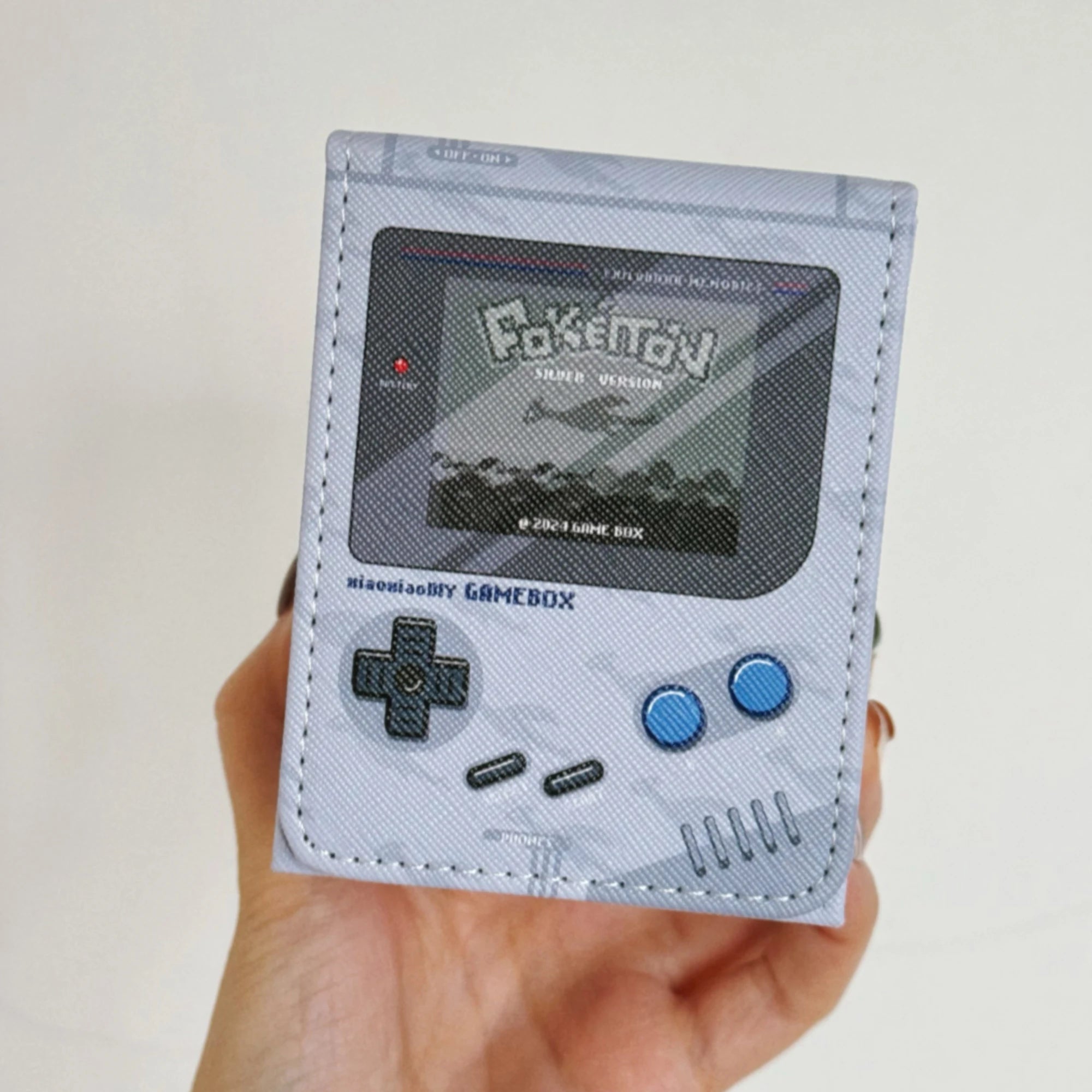 Retro Gameboy Card Box – PU Leather TCG Deck Holder