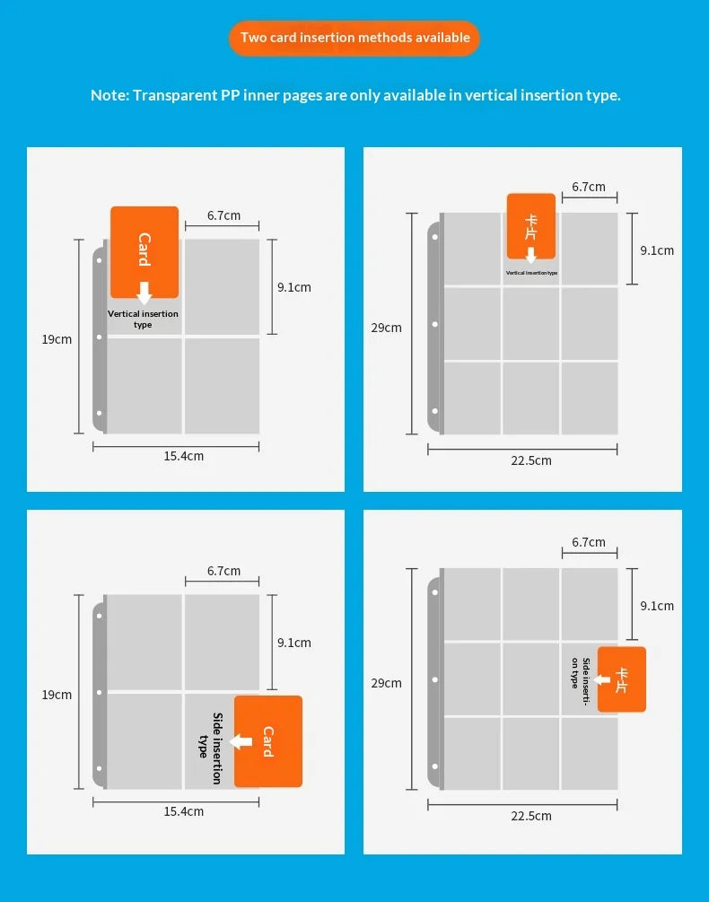 Pokemon Card Binder – 4-Pocket & 9-Pocket | TCG Collector's Album