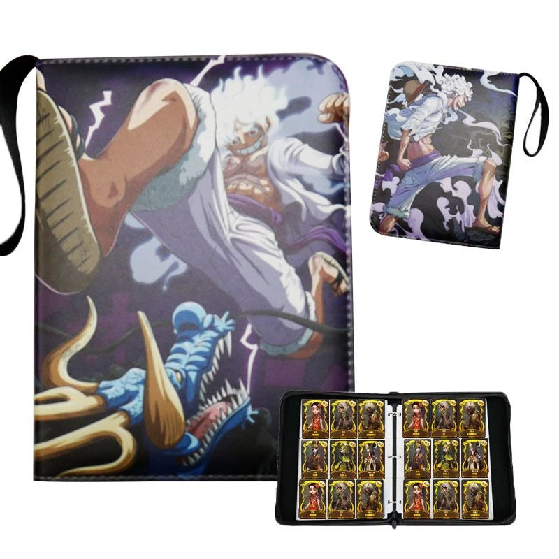One Piece Card Binder – Zipper closure | 400 or 900 Cards | Luffy, Zoro & Ace